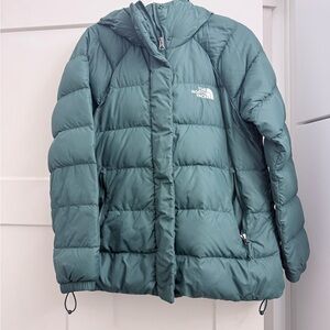 The North Face Teal Quilted Jacket